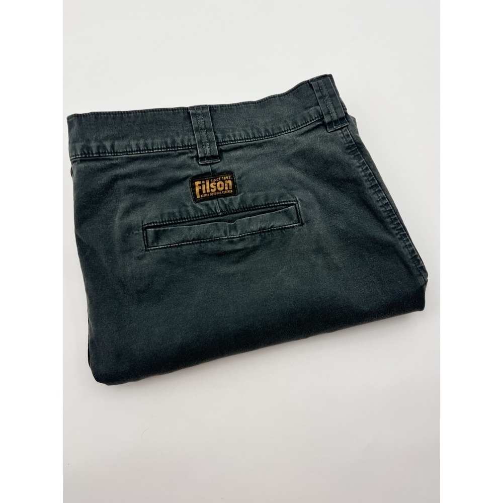 Filson Granite Mountain‎ Men's 44x7" Flat Front Stretch Shorts Hiking Gray